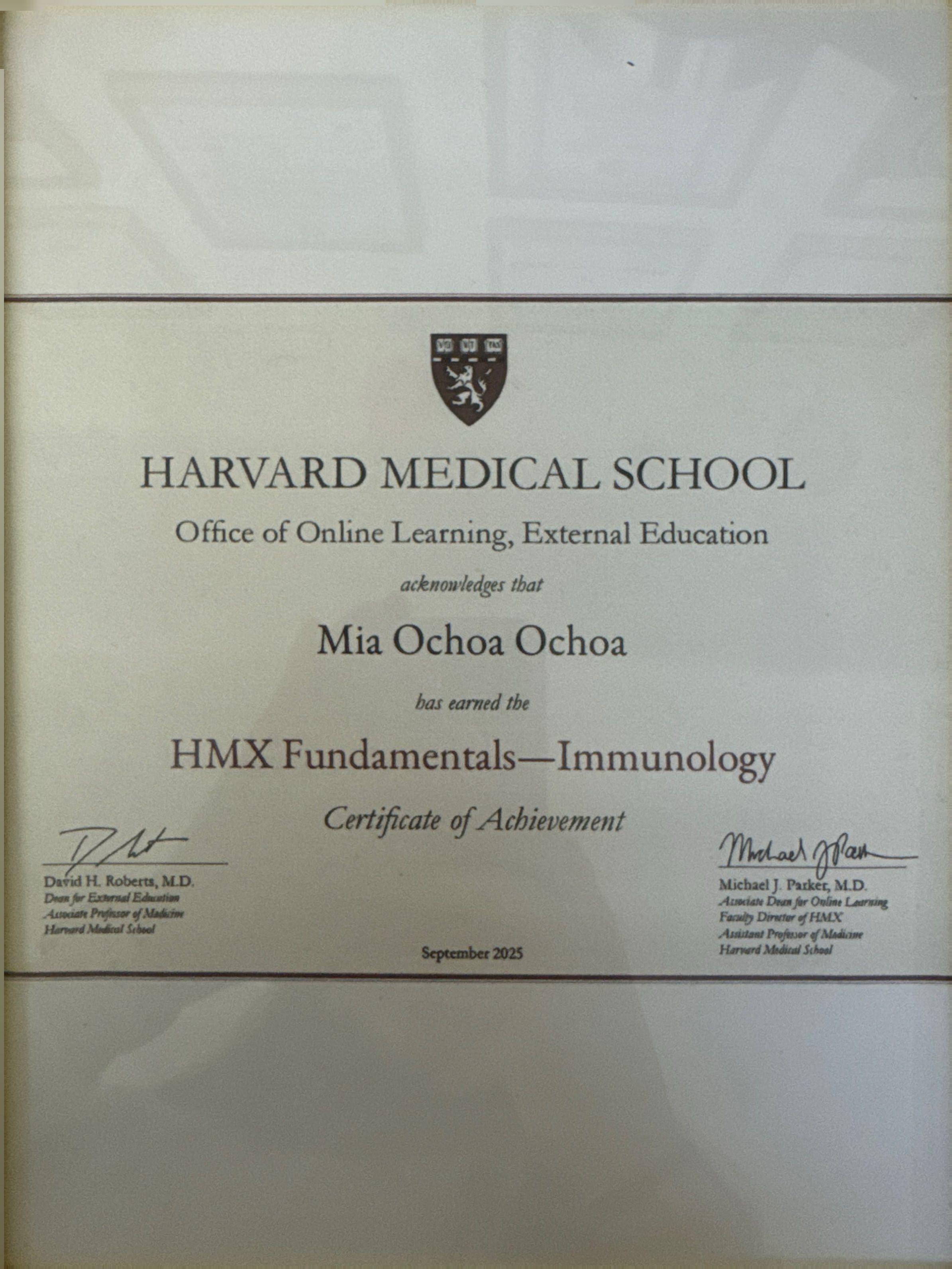 Harvard Medical School — HMX Immunology
